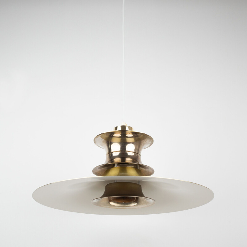 Vintage pendant lamp Lyskaer by Bent Nordsted, Denmark, 1970s