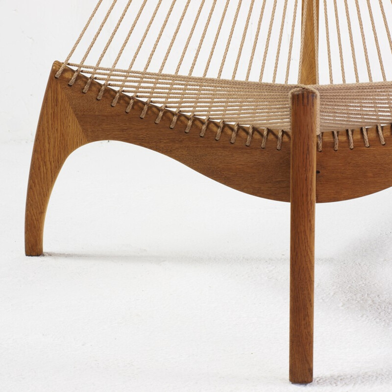 "Harp Chair" in oakwood and rope, Jorgen KOVELSKOV - 2003