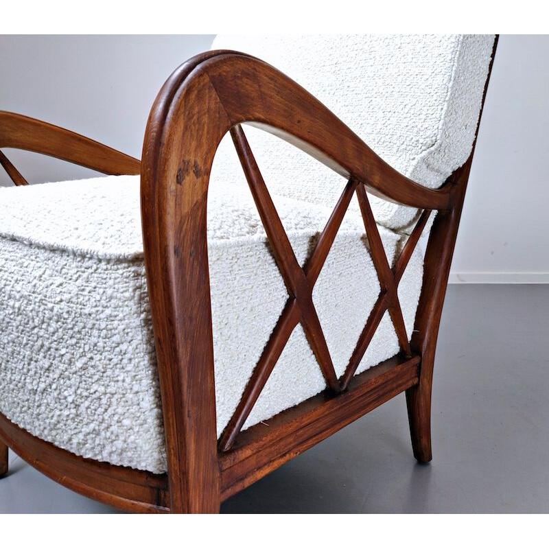 Paire de fauteuils vintage à Paolo Buffa