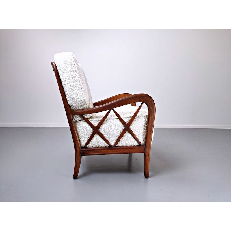 Paire de fauteuils vintage à Paolo Buffa