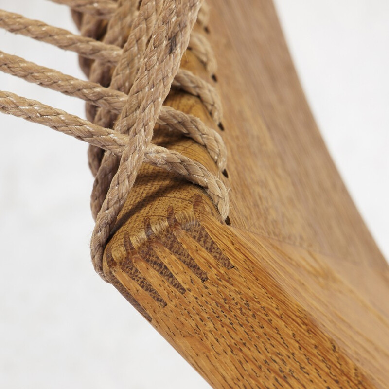 "Harp Chair" in oakwood and rope, Jorgen KOVELSKOV - 2003