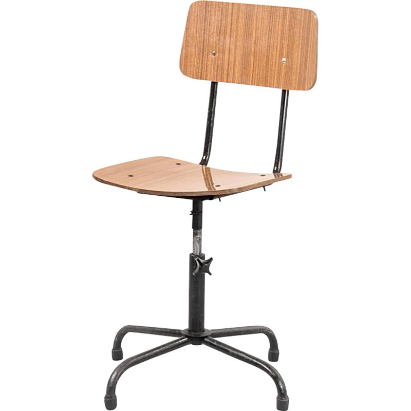 chaise Vintage en métal - formica