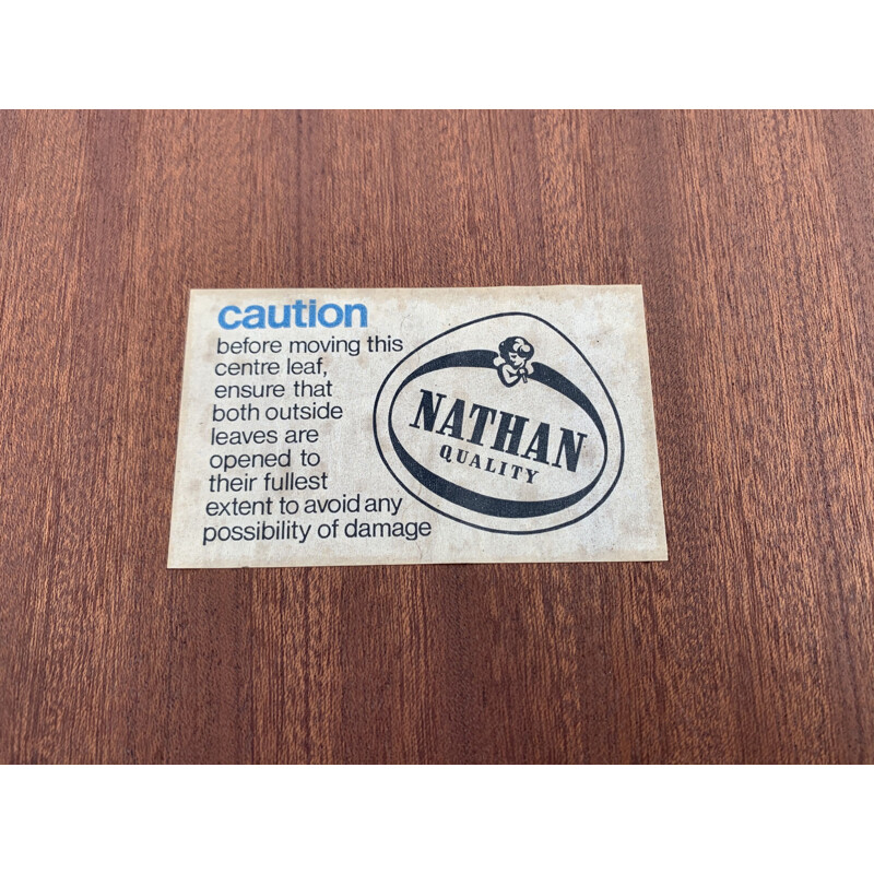 Service de table vintage en palissandre par Nathan 1960