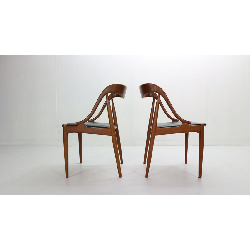 Vintage Teak Dinning Room Set for Uldum Møbelfabrik Johannes Andersen  Denmark 1960s