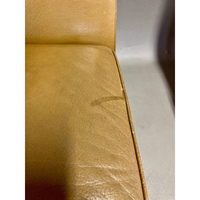 Vintage leather armchair by Rudolf B. Glatzel for Kill International 1960