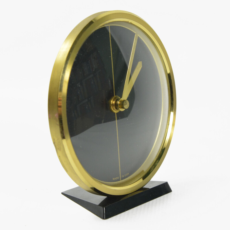 Vintage Fireplace Clock by Weimar, Germany 1970