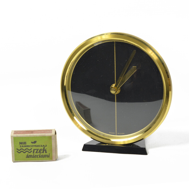 Vintage Fireplace Clock by Weimar, Germany 1970