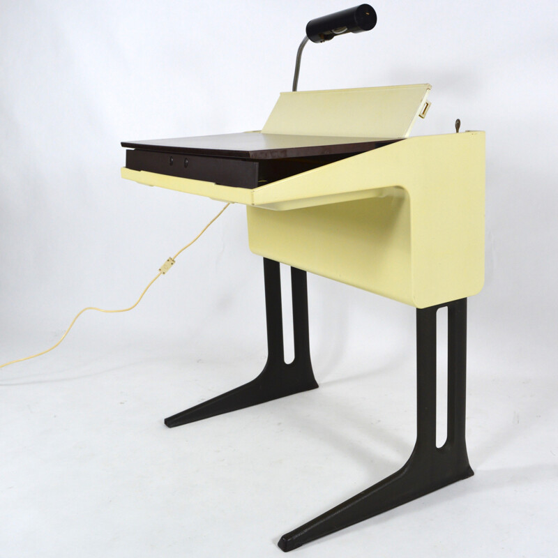 Flötotto small writing desk with leaf, Luigi COLANI - 1970s