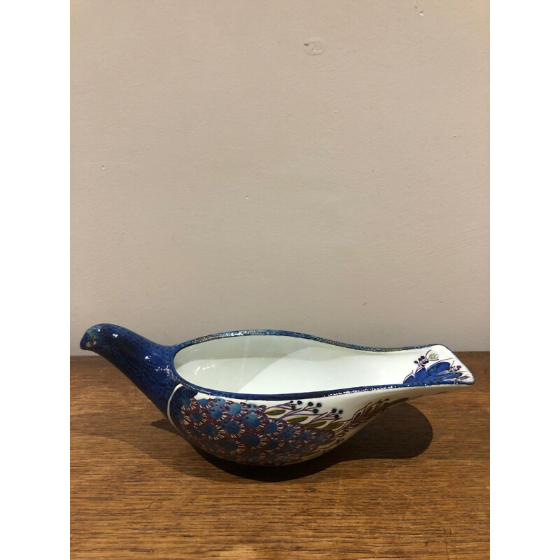Vintage nessun de berte bird bowl for royal copenhagen 1960s