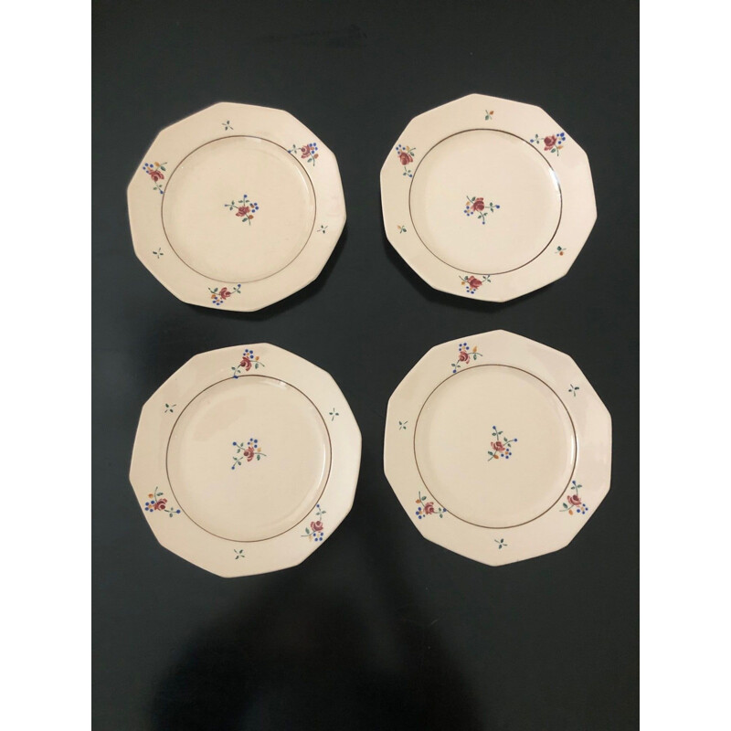 Vintage 48 pieces of tableware roseen Sarreguemines