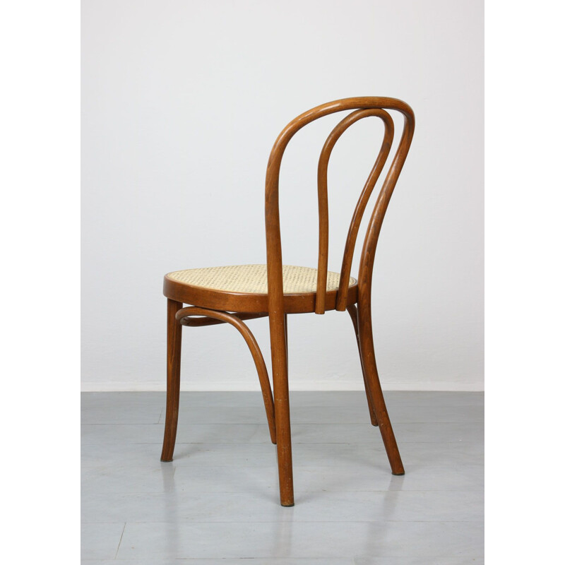 Paire de chaises vintage marron par Michael Thonet