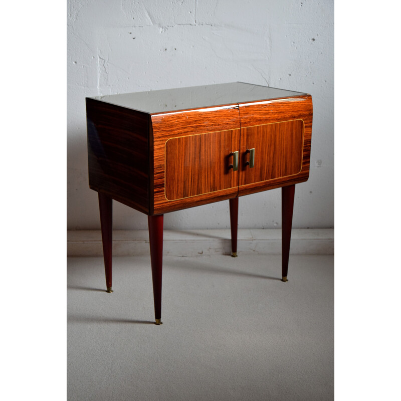 Pair of vintage Rosewood Night Stands Italian