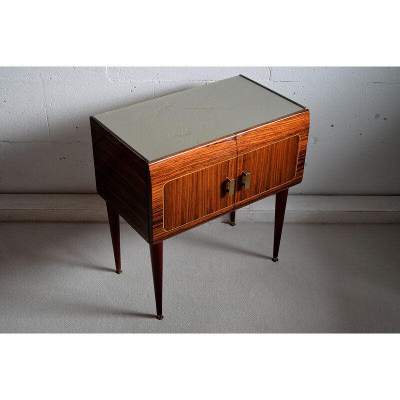 Pair of vintage Rosewood Night Stands Italian