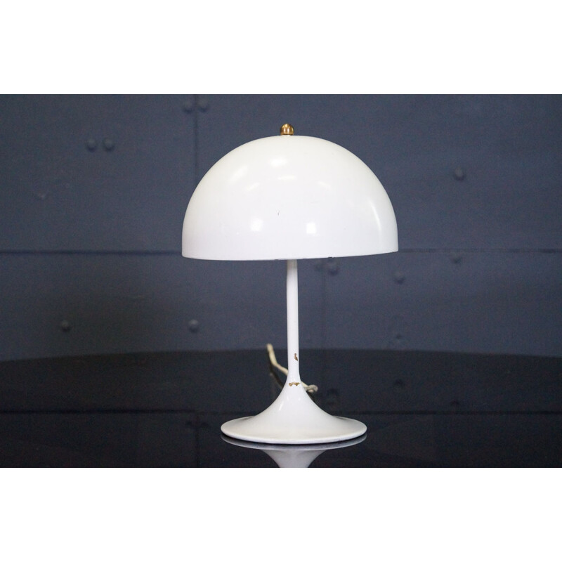 Vintage Compact Mushroom Table Lamp 1970s