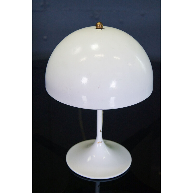 Vintage Compact Mushroom Table Lamp 1970s