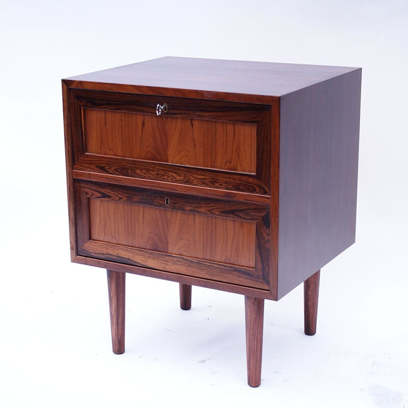 Vintage Rio Rosewood bedside table Danish 1950s