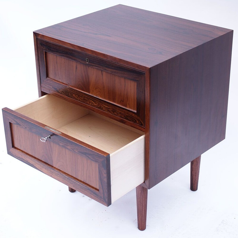 Vintage Rio Rosewood bedside table Danish 1950s