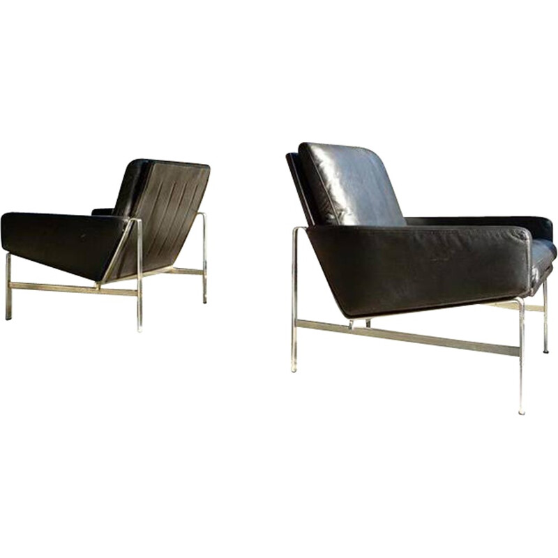 Paire de fauteuils "FK 6720" Kill International en cuir, FABRICIUS & KASTHOLM - 1960