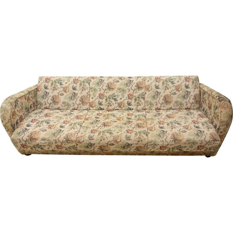 Vintage folding sofa by Jindřich Halabala for UP Závody 1950s