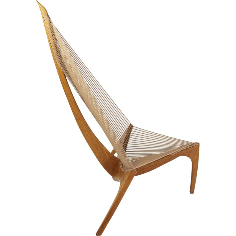 Chaise "Harp Chair" en chêne et corde, Jorgen HOVELSKOV - 2003