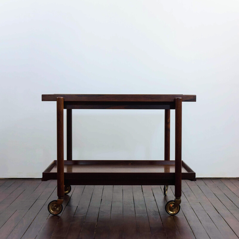 Vintage Serving table in rosewood by Poul Hundevad 1960