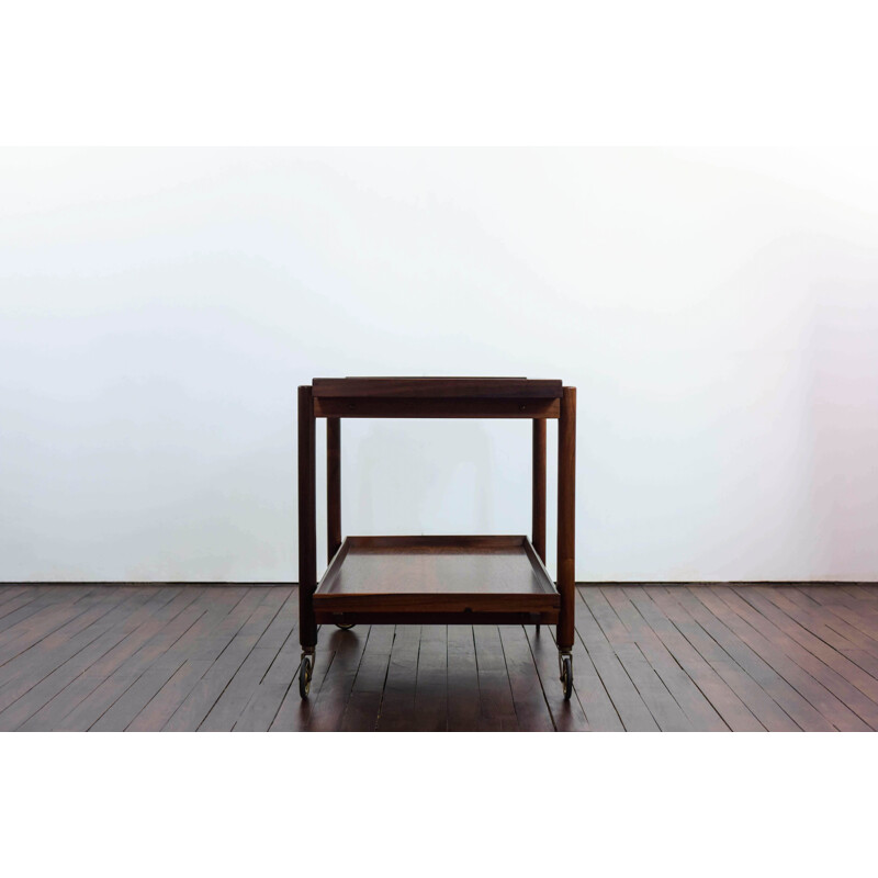 Vintage Serving table in rosewood by Poul Hundevad 1960