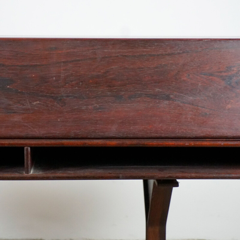 Midcentury Rosewood Desk by Gianfranco Frattini for Bernini Italy 1957s