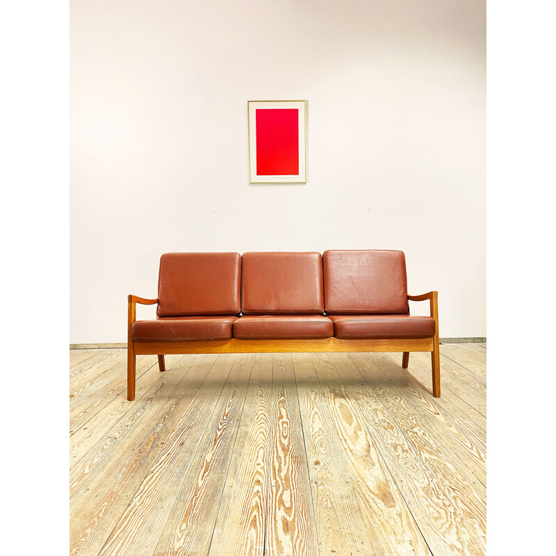 Mid Century Danish Teak Sofa by Ole Wanscher Denmark