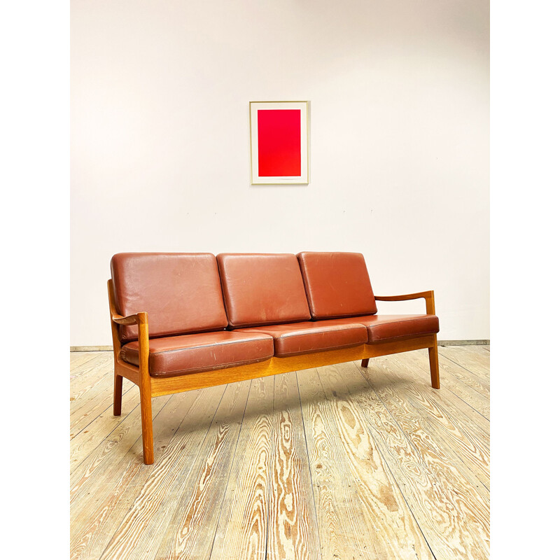 Mid Century Danish Teak Sofa by Ole Wanscher Denmark