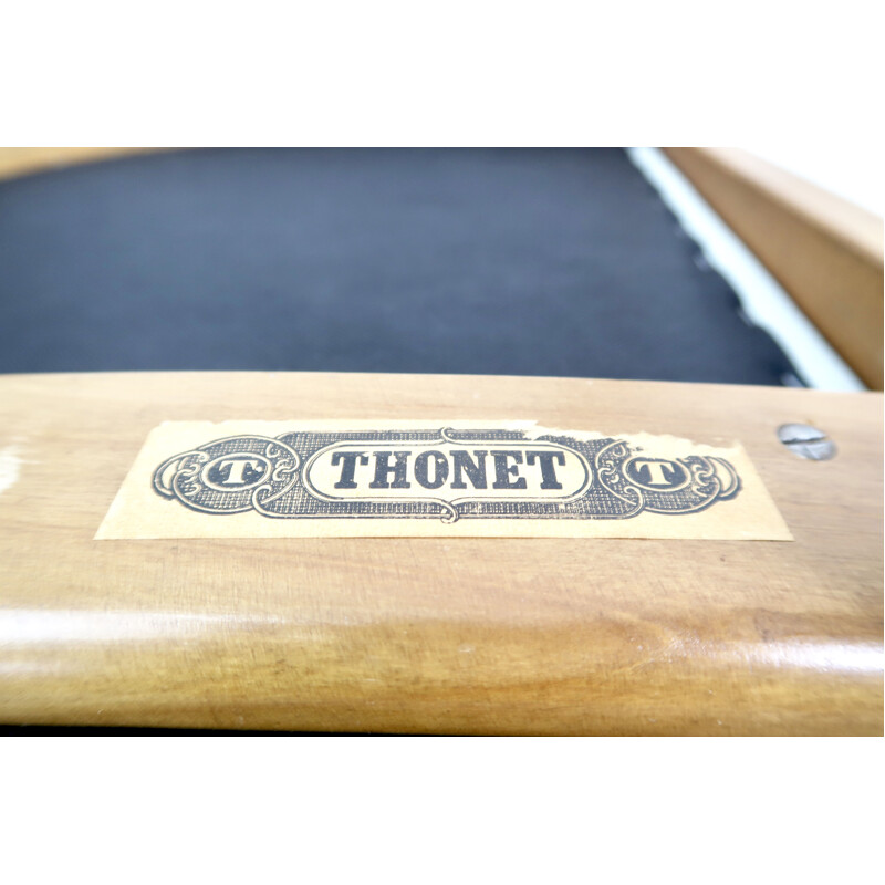 Lot de 5 chaises vintage de Thonet 1960