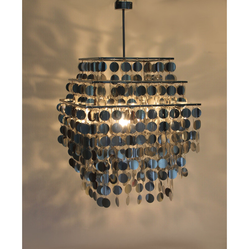 Vintage chandelier by Kare 1980s