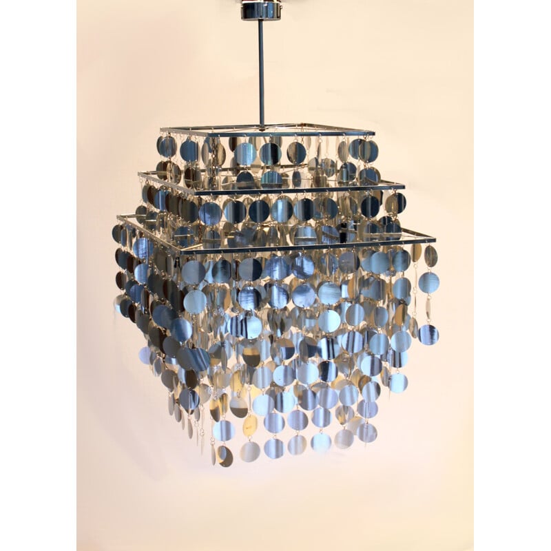 Vintage chandelier by Kare 1980s