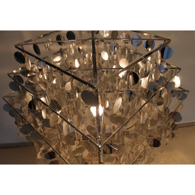 Vintage chandelier by Kare 1980s