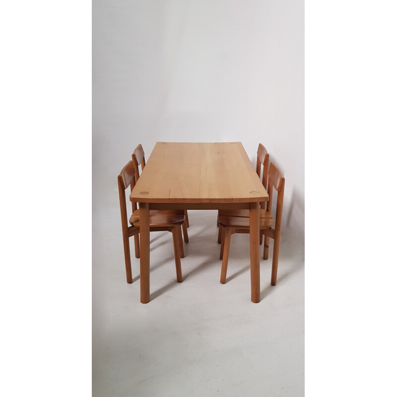 Table et chaise vintage de Pierre Gautier-Delaye 1960