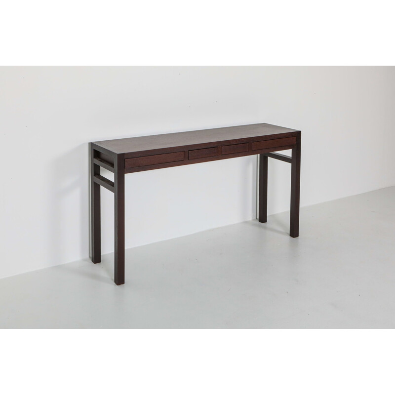 Vintage Christian Liaigre Mystere Console Table in Mahogany 1990s
