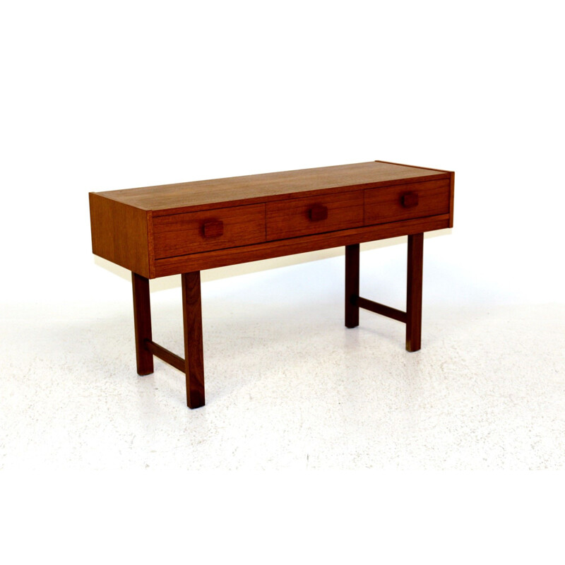 Vintage teak console, Sweden 1960