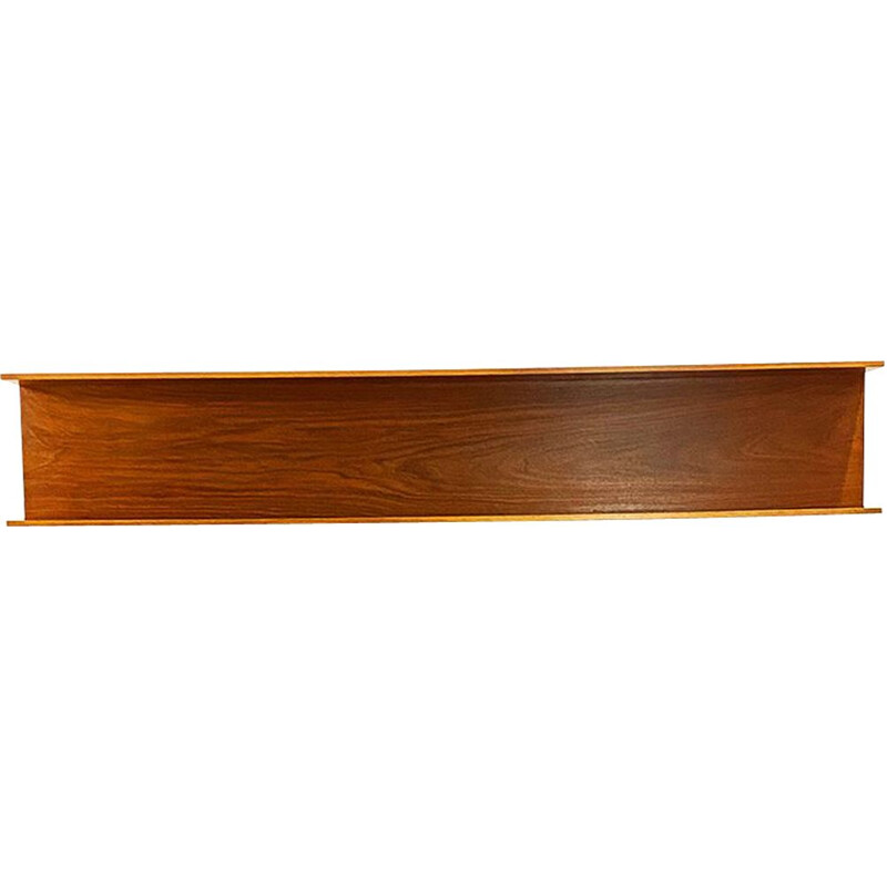 Mid-Century Teak wall-mounted shelf by Walter Wirz for Wilhelm Renz 1960s