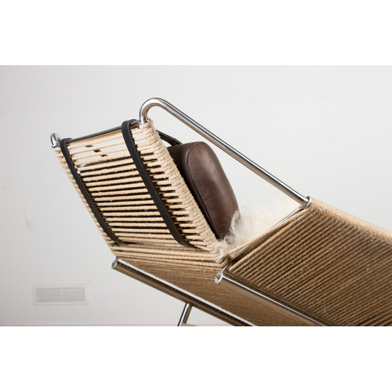 Vintage armchair Flag Halyard by Hans Wegner for PP Mobler 2006