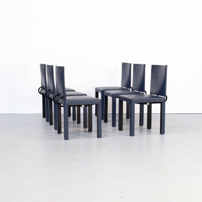 Vintage Paolo Piva dining chairs for B&B Italy 1990s