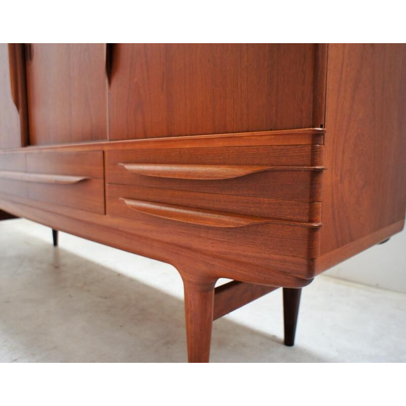 Vintage Johannes Andersen teak sideboard Scandinavian 1960s