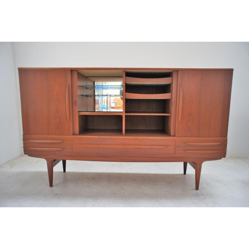 Vintage Johannes Andersen teak sideboard Scandinavian 1960s