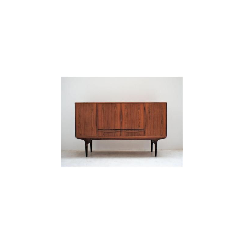 Enfilade vintage en Palissandre Henry Rosengren Hansen Scandinave 1960