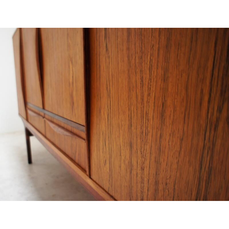 Enfilade vintage en Palissandre Henry Rosengren Hansen Scandinave 1960