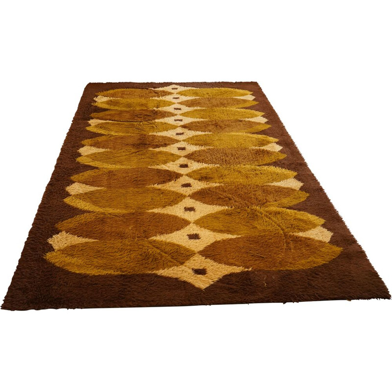 Tapis vintage en laine Italie 1960