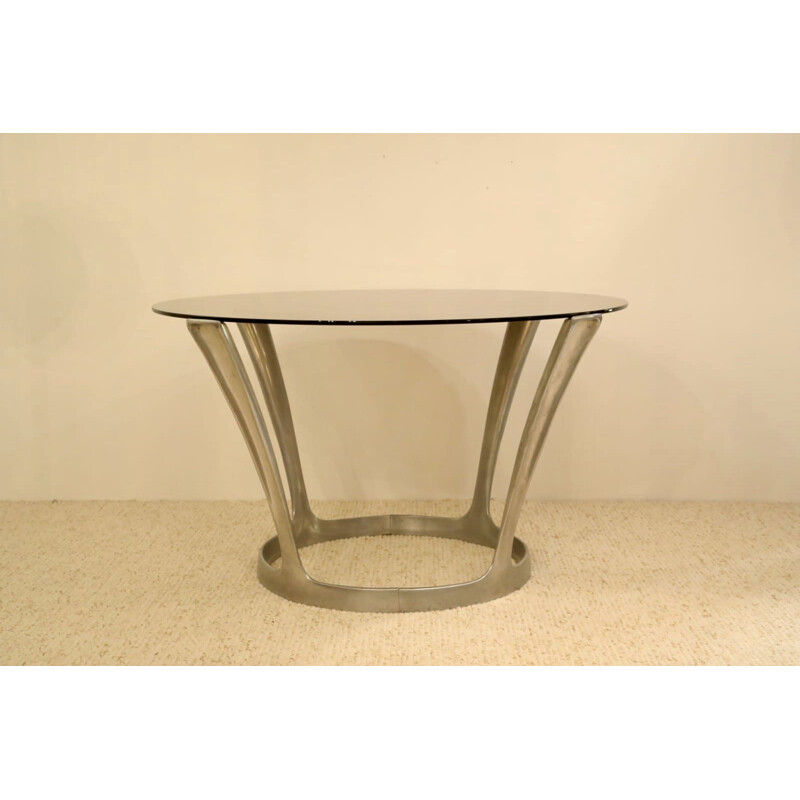 Vintage dining table by Michel Charron 1970