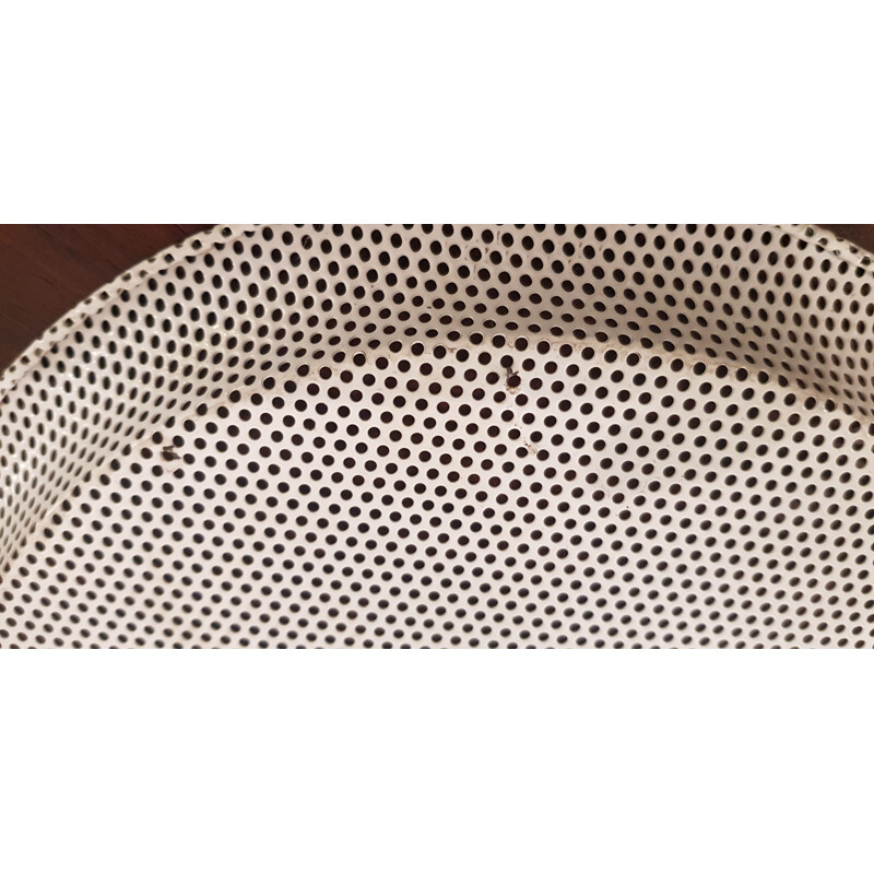 Vintage perforated metal trays Matégot Mathieu 1950