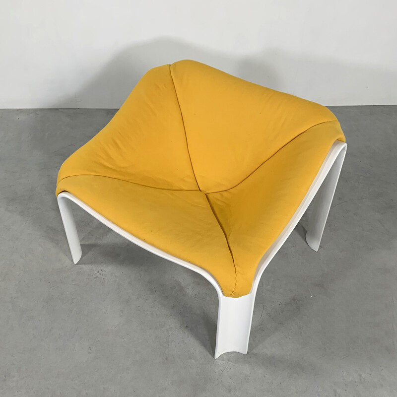 Vintage Yellow Lounge Chair by Pierre Paulin for Artifort 1960s