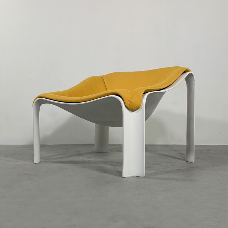 Vintage Yellow Lounge Chair by Pierre Paulin for Artifort 1960s