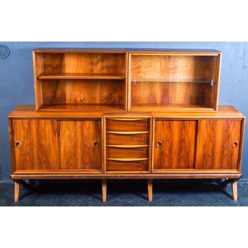 Vintage Rudolf Glatzel for Fristho Walnut Dressoir 1956s