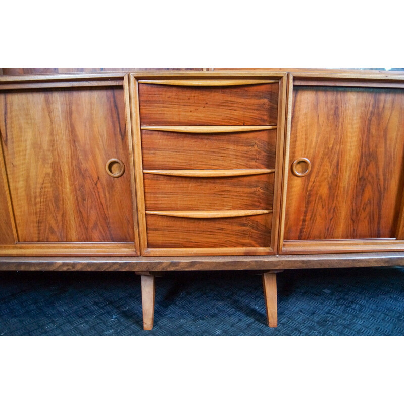 Vintage Rudolf Glatzel for Fristho Walnut Dressoir 1956s